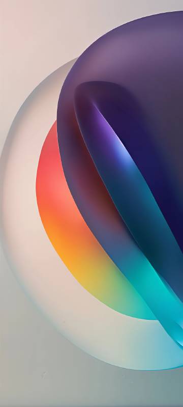 Irregular gradient color abstract background phone wallpaper