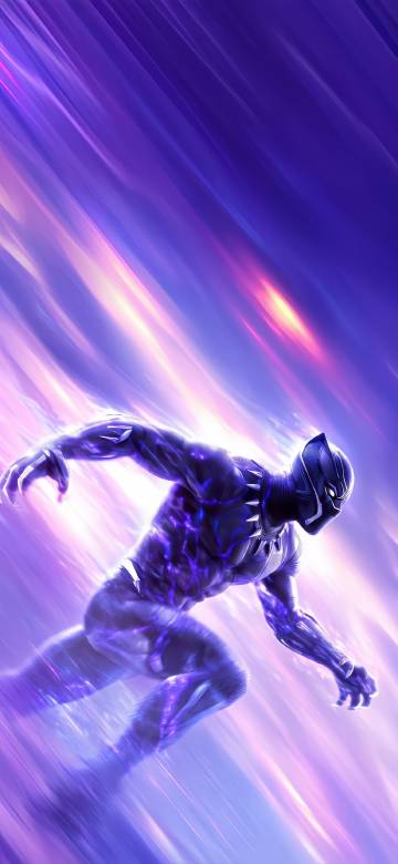 Black Panther Lightning Speed Art Phone Wallpaper Black Panther Lightning Speed Art Phone Wallpaper