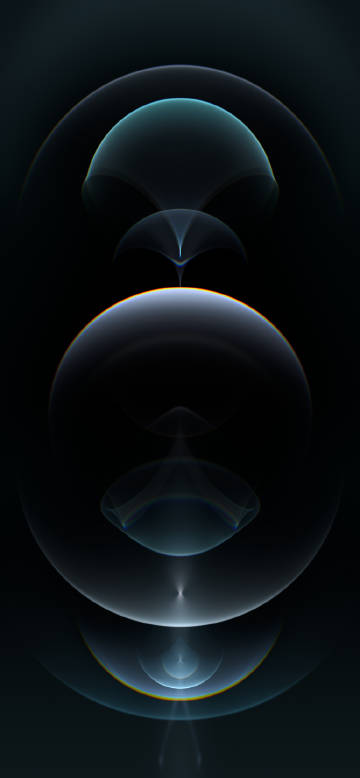 iPhone 12 Pro Resonance Silver Dark Wallpaper