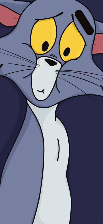 Tom and Jerry Tom Cat Dejected Close-up