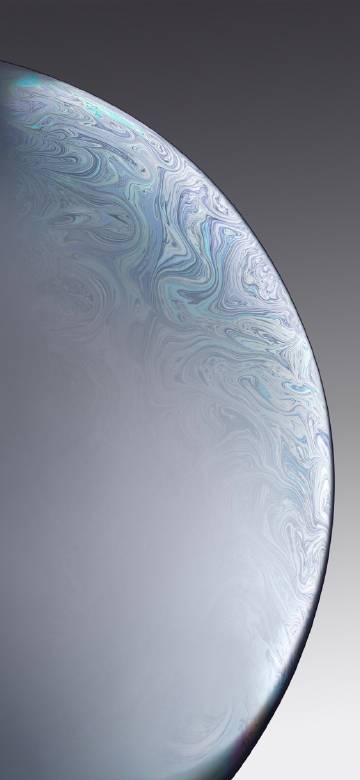 iPhone XR White Bubble Wallpaper