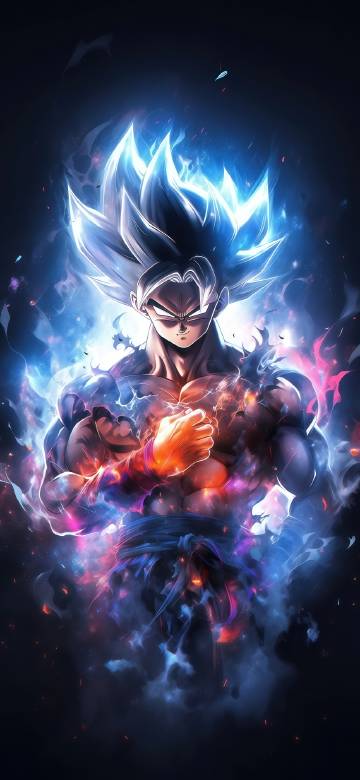 Wukong's Energy Burst Instant Mobile Wallpaper