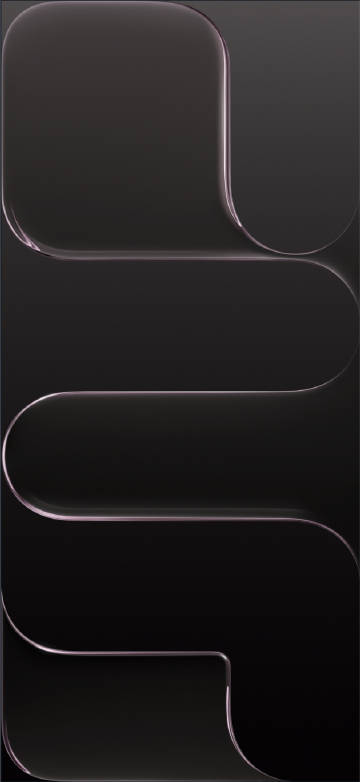 iPhone Air Series Stock Wallpaper, Space Black, Minimal
