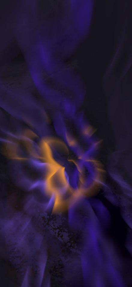 Purple And Orange Smoke Aesthetic 4K UHD Wallpaper