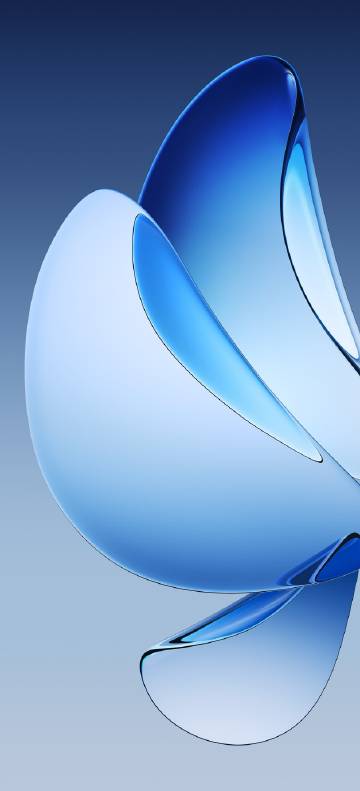 Minimalist Blue Abstract Art HD Wallpaper