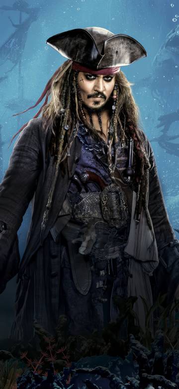 Pirate Jack in the Mysterious Ocean phone wallpaper