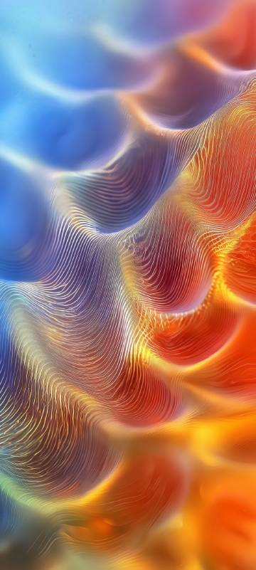 Abstract background with fluid lines of color gradient