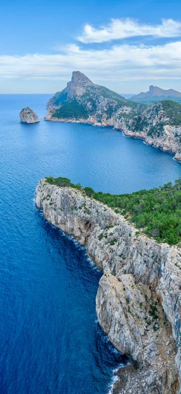 Cap de Formentor Aerial Cliff View Wallpaper