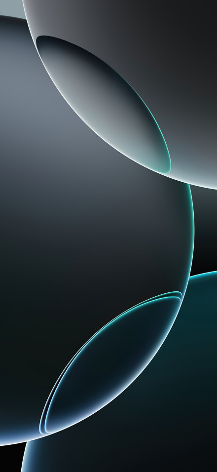 Official iPhone 16 Pro Max Light Blue Wallpaper