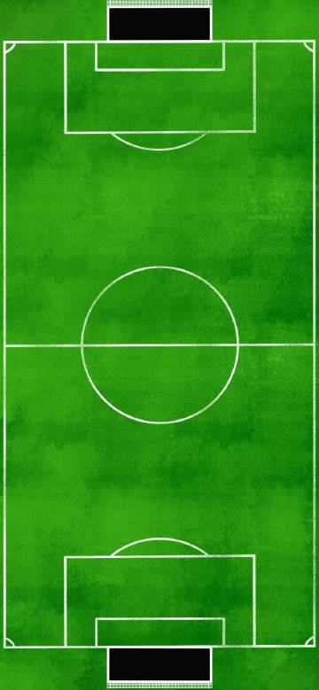 Green Soccer Field Dynamic Island iPhone wallpaper