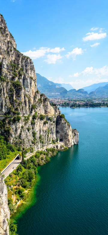 Magnificent Landscape of Mountains and Water phone wallpaper