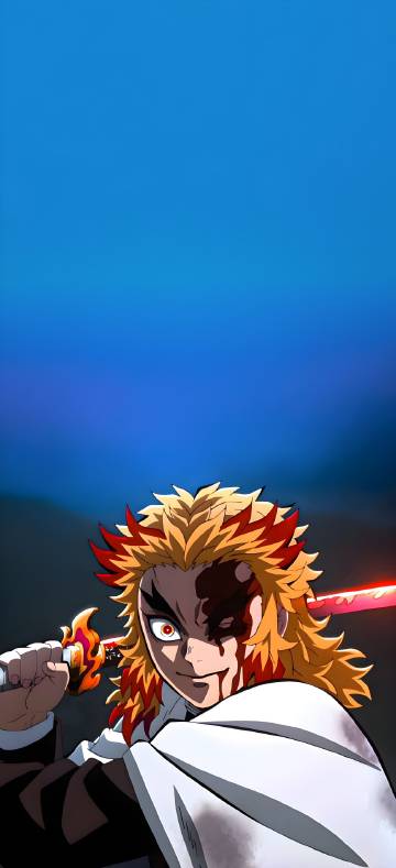 Demon Slayer Kyojuro Rengoku 4K Anime Wallpaper
