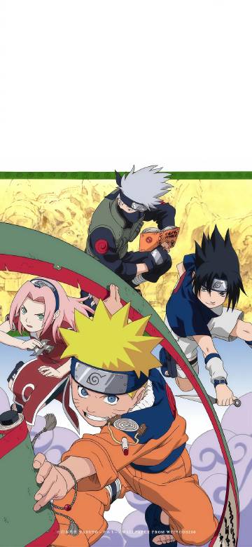 Team 7 Naruto phone wallpaper