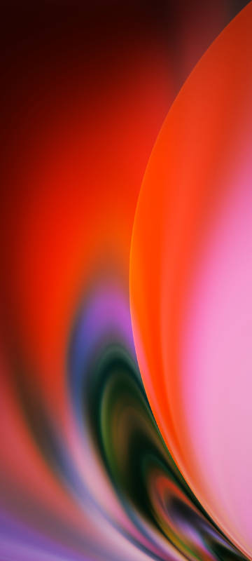 OnePlus Nord CE 3 Wallpaper, Abstract Red and Green Swirl