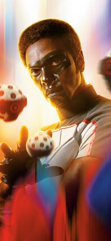Edi Gathegi Mister Terrific 4K Phone Wallpaper