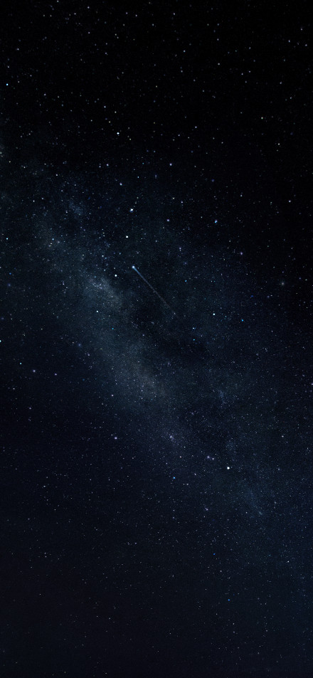 Meteors in the starry sky phone wallpaper