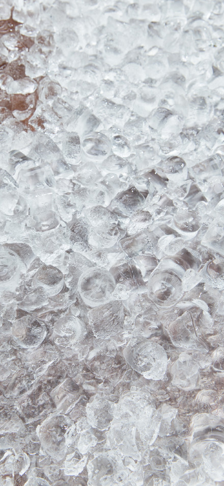 Cool white ice cubes phone wallpaper