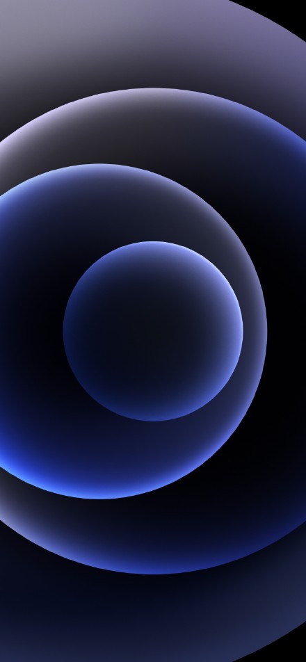 Official Apple iPhone 12 Blue Wallpaper