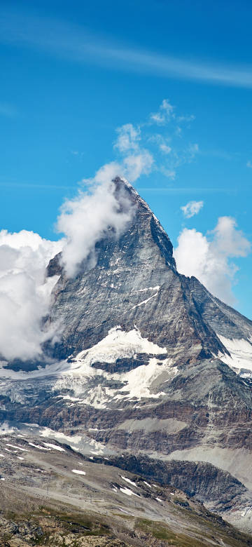 Snowy Swiss Alps Under Blue Sky 4K Wallpaper Snowy Swiss Alps Under Blue Sky 4K Wallpaper