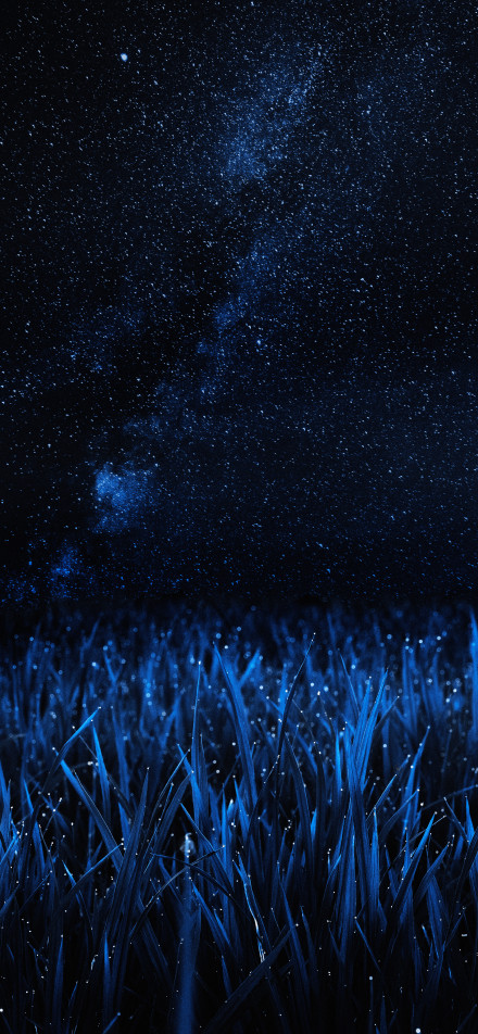 Dark starry sky phone wallpaper