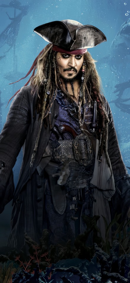 Pirate Jack in the Mysterious Ocean phone wallpaper