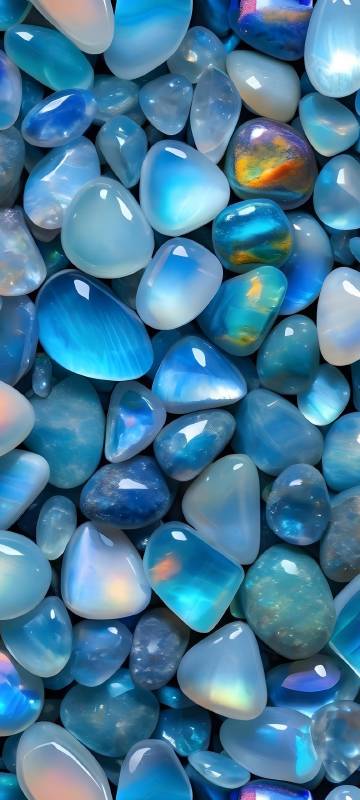 Rich, smooth, round blue cyan gemstone Rich, smooth, round blue cyan gemstone