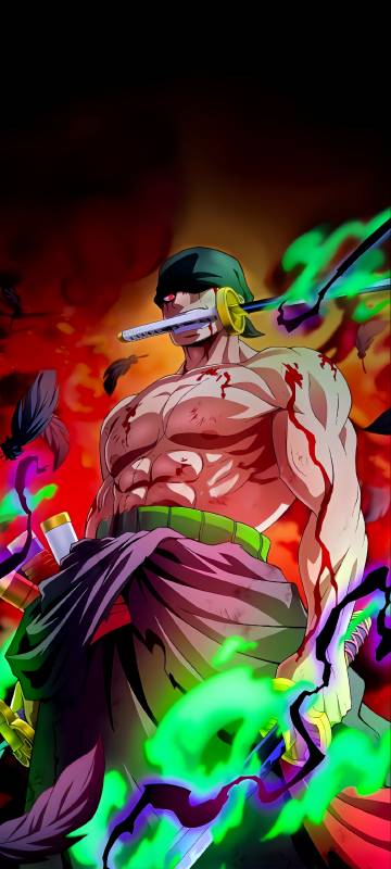 One Piece Zoro Power Surge Wallpaper 4K, 5K