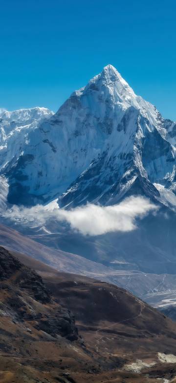 Himalayan Snow Peak Aesthetic Phone Wallpaper