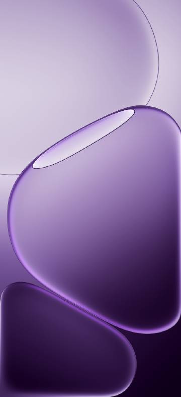 Purple liquid bubbles abstract phone wallpaper