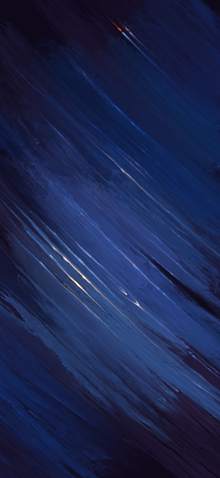 Dark Blue Paint Strokes Abstract Texture 4K Wallpaper