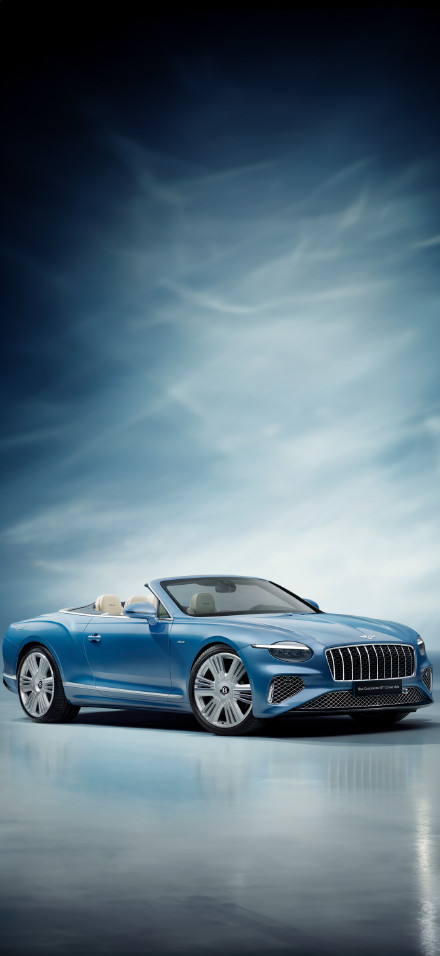 Bentley Continental GT Azure Convertible 2025 phone wallpaper