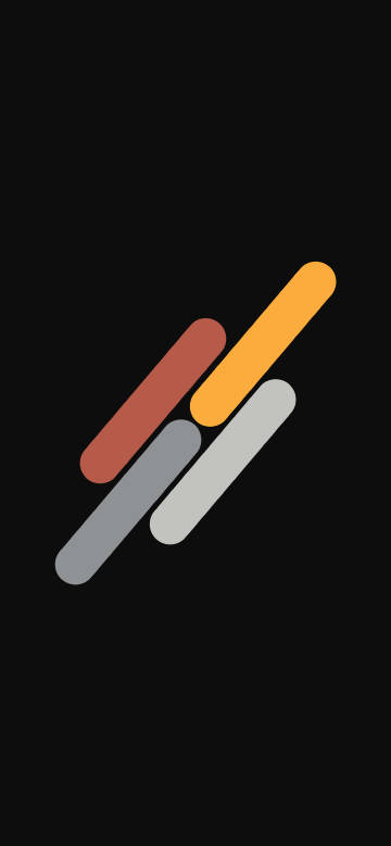 Minimalist abstract colorful rounded rectangle illustration wallpaper