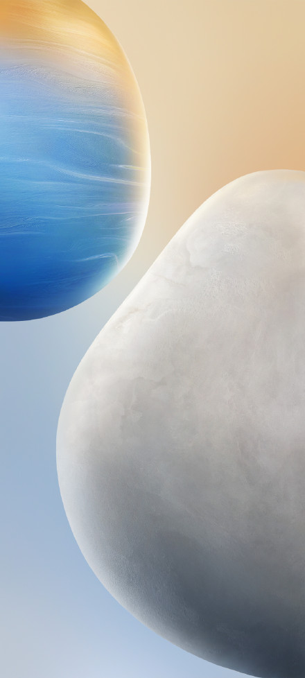 3D Abstract Sphere Gradient Wallpaper