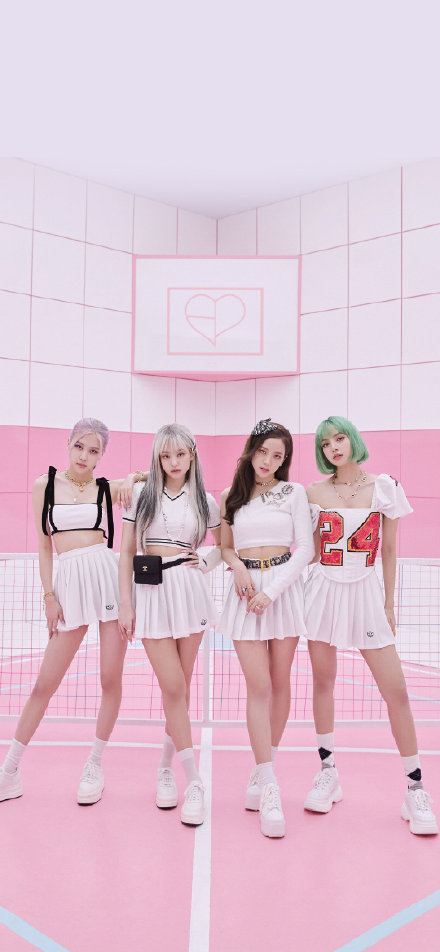 BLACKPINK "Ice Cream" MV Outfits 4K Phone Wallpaper