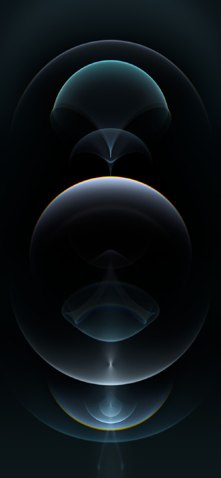 iPhone 12 Pro Resonance Silver Dark Wallpaper