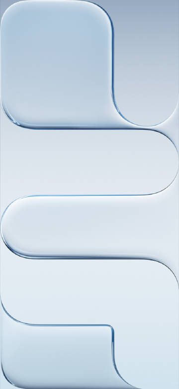 iPhone Air Series Stock Wallpapers, Blue Glass, Minimal
