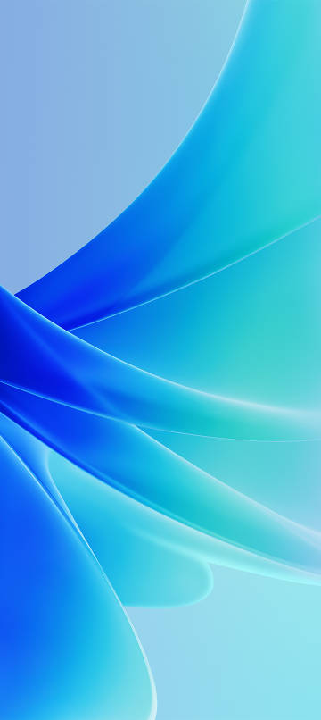 Minimalist abstract lines in blue tones