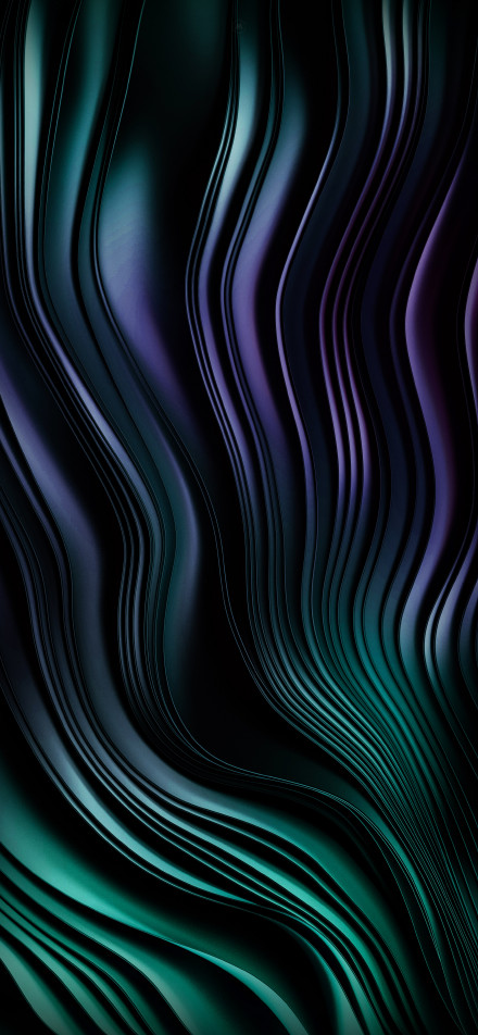 Abstract background with intertwined blue-green and purple lines