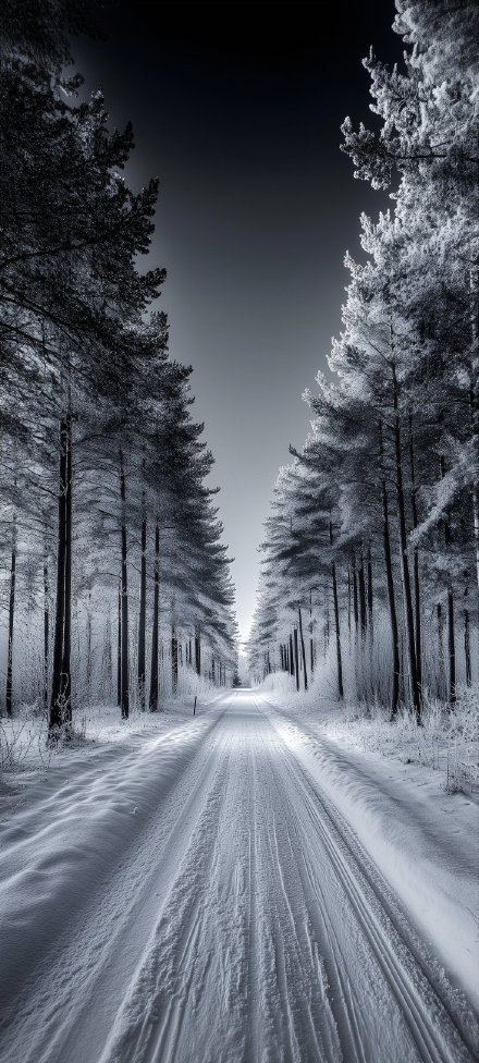 Winter Wonderland Avenue Phone Wallpaper
