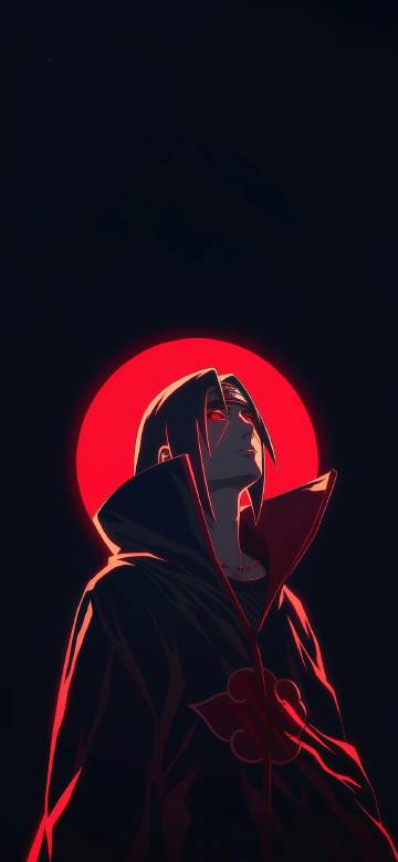 Uchiha Itachi black background
