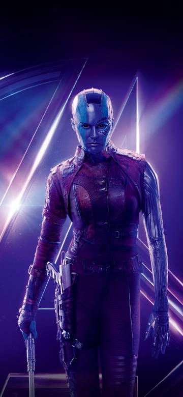 Avengers Wallpaper: nebula in battle suit