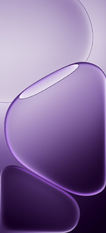 Purple liquid bubbles abstract phone wallpaper