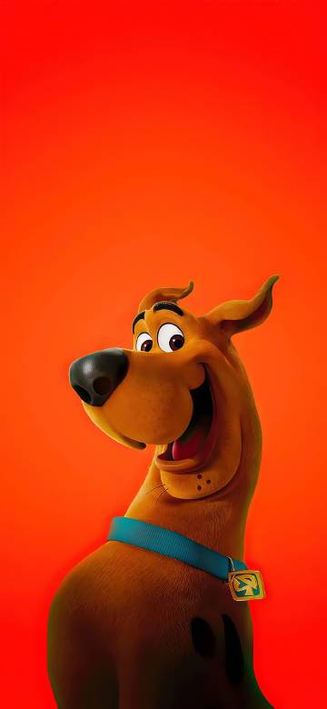 Grinning Scooby-Doo anime wallpaper