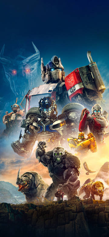 Transformers: Rise of the Power Rangers 4K phone wallpaper Transformers: Rise of the Power Rangers 4K phone wallpaper