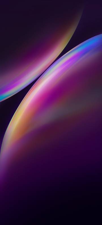 Purple Neon Bands Abstract Art Wallpaper