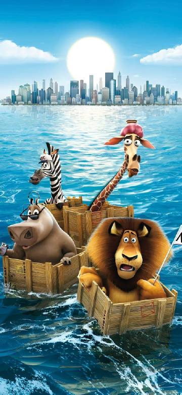 DreamWorks Madagascar 3D Animation Poster