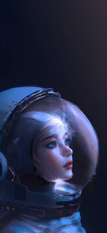 Sci-Fi Female Astronaut Wallpaper Sci-Fi Female Astronaut Wallpaper
