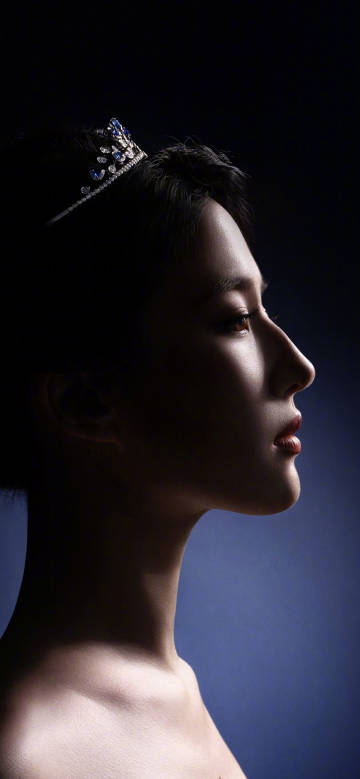Elegant Princess Portrait in Crown