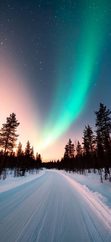 Stunning Aurora Borealis Phone Wallpaper 4K