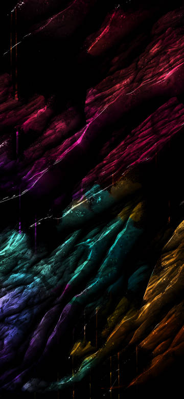 Colorful Abstract Rock Background on Dark Background 4K Wallpaper